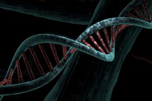 Grafisk bild av DNA